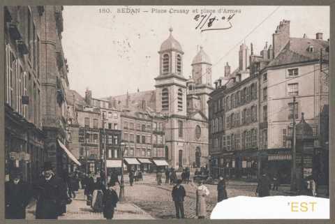 Place Crussy et place d'Armes (Sedan)